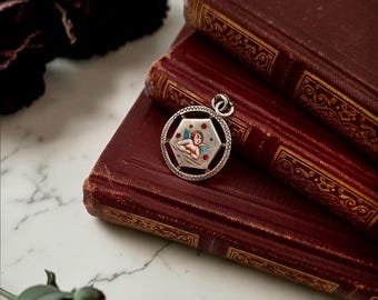 Art Nouveau Angel Charm