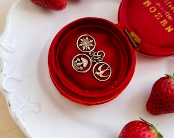 Set of 3 Fine Charms of Love