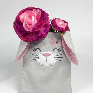 Bunny bag embroidery file ITH 18x30 machine embroidery embroidery pattern Easter