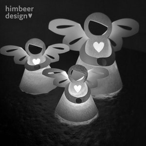 Ange 3D Papier SVG