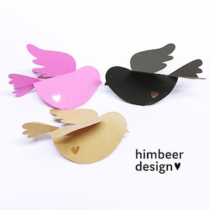 Vogel 3D Papier SVG