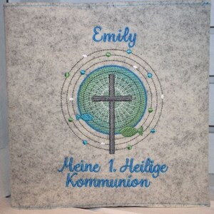 Stickdatei Maschine Embroidery Kommunion Taufe Konfirmation Communion confirmation baptism baptême Stickmuster Bild 5