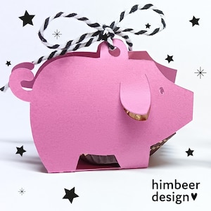 Schwein 3D Papier SVG