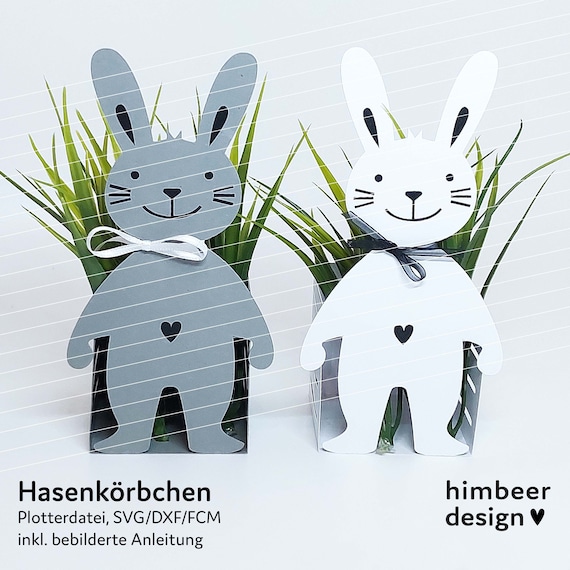 Hase Korb Ostern SVG DXF FCM