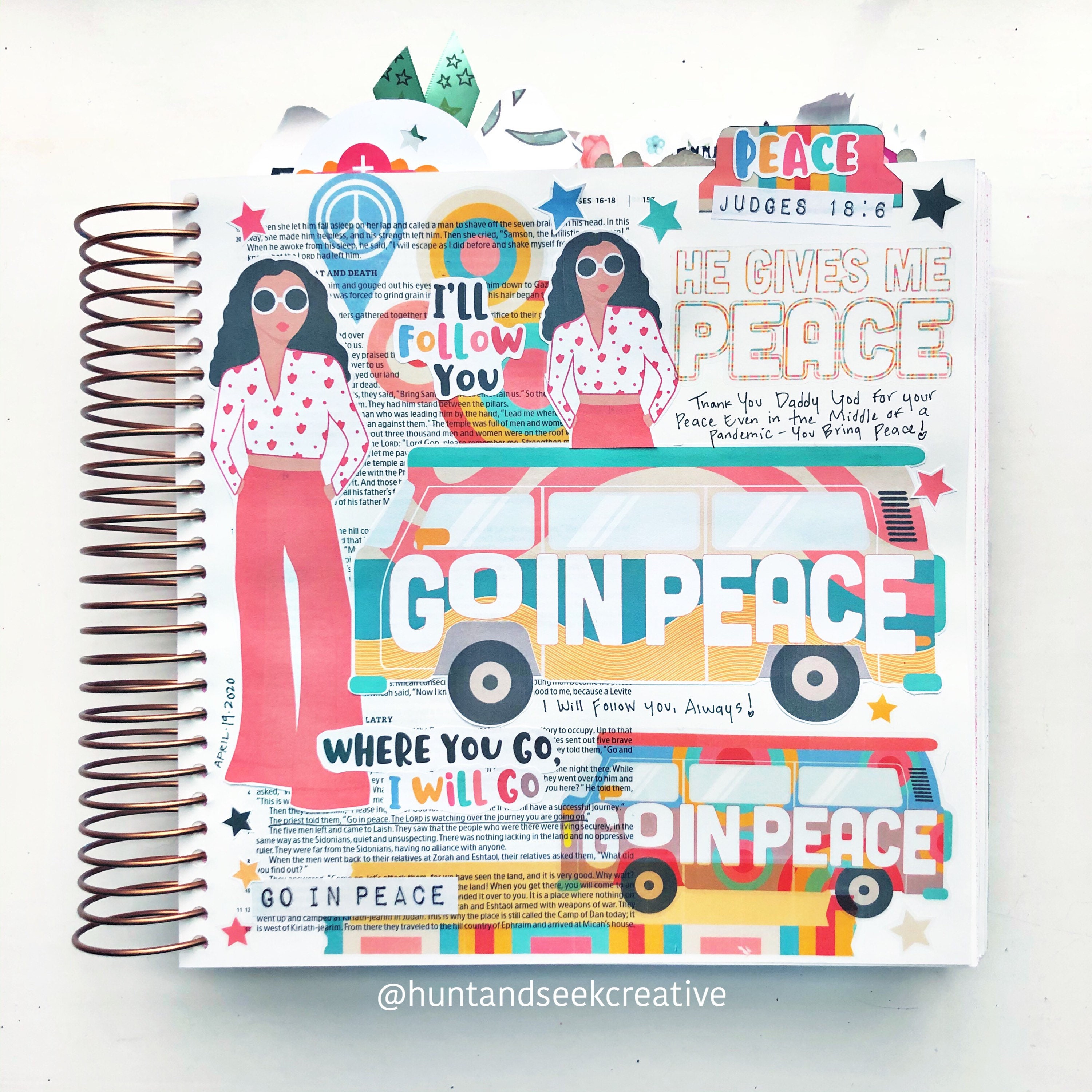 Peace Bible Journaling Printable Peace Be Still Christian - Etsy