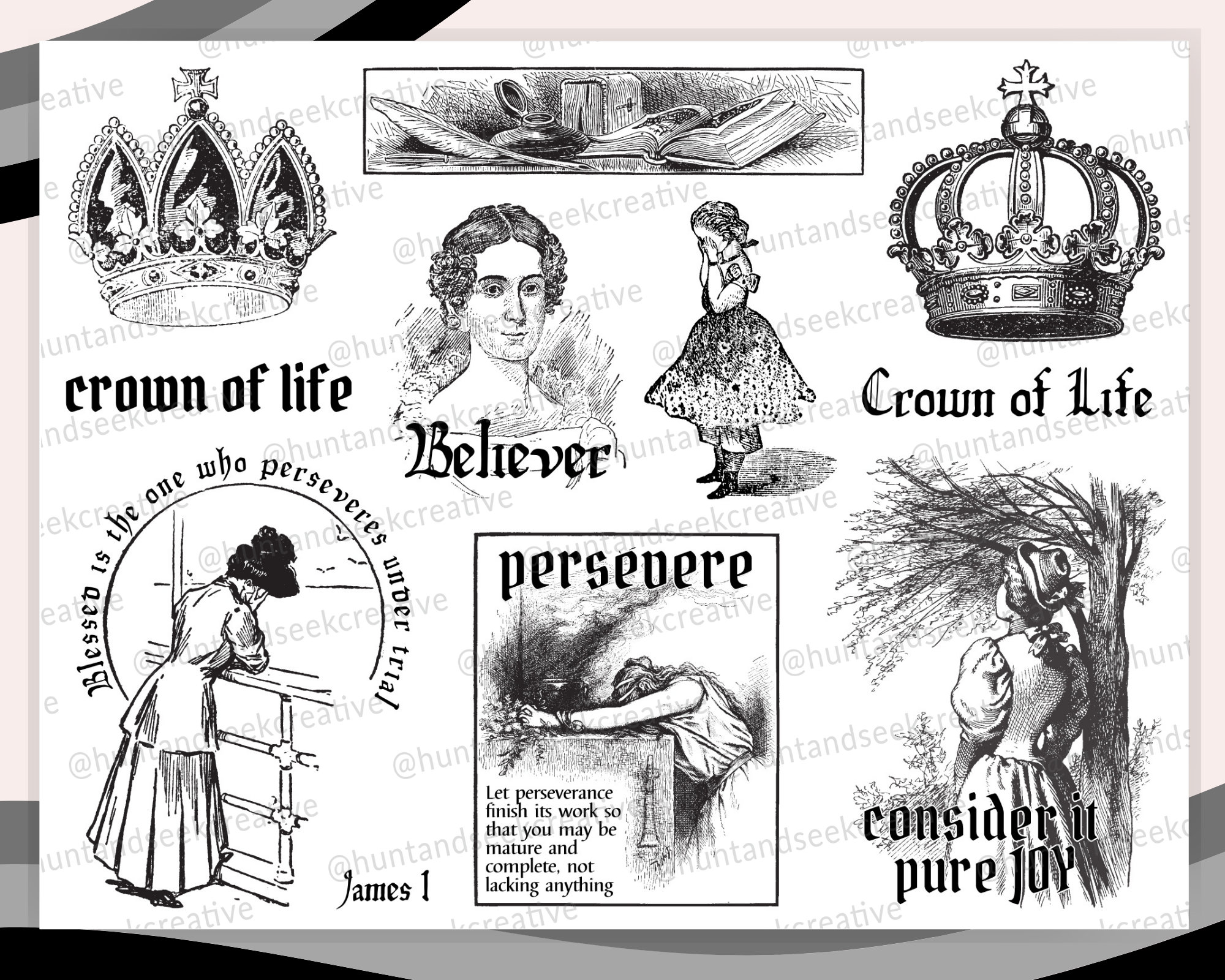 The Book of James Printable Stickers for Bible Journaling | Etsy