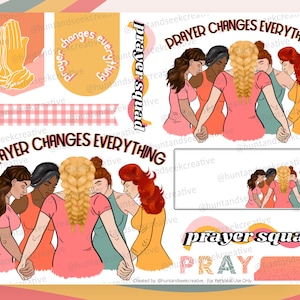 Prayer Changes Everything, Printable Stickers for Bible Journaling ...