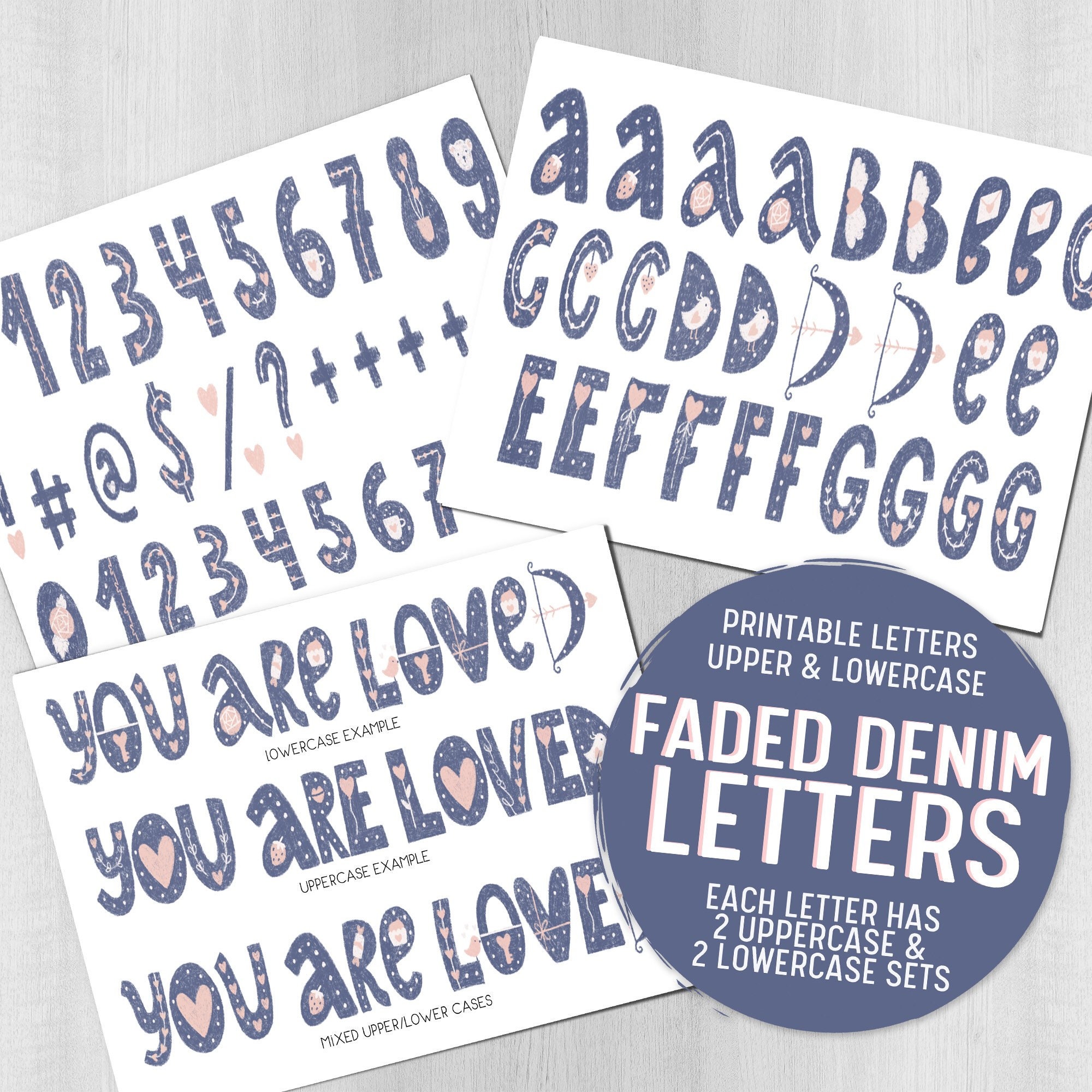 Printable Font Alphabet | Alpha Set | Printable Letters | Printable ...