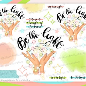 Be the Light, Printable Stickers for Bible Journaling, Faith Planner ...