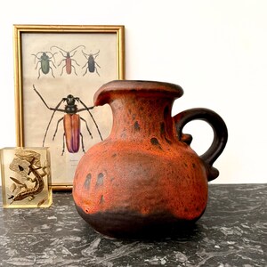 Vintage German Fat Lava Vase by Carsten's Tönnieshof Model 8818-19: Mid-Century Art Pottery