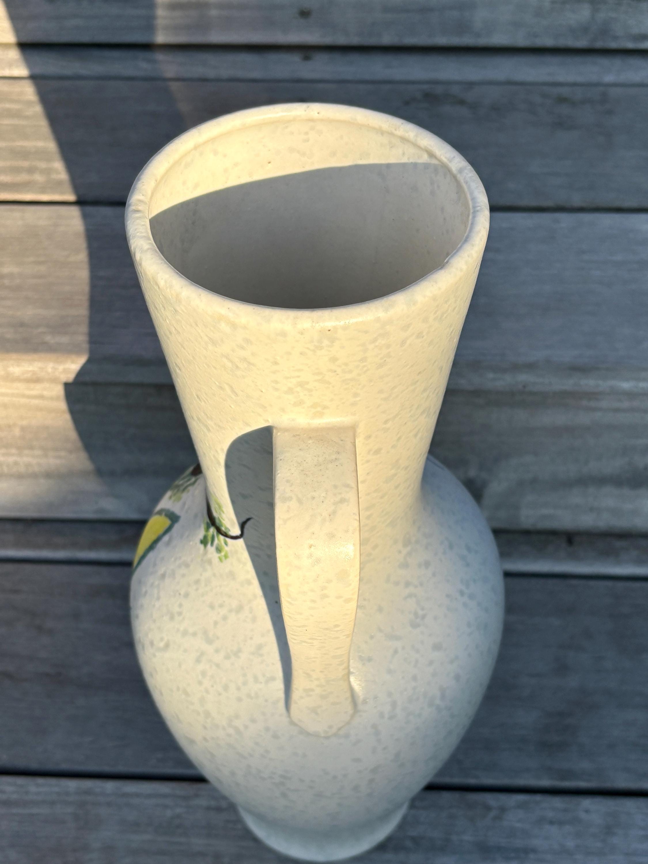 Fat Lava Vase: Mid-century Modern Jasba Keramik Floral Pitcher - Etsy