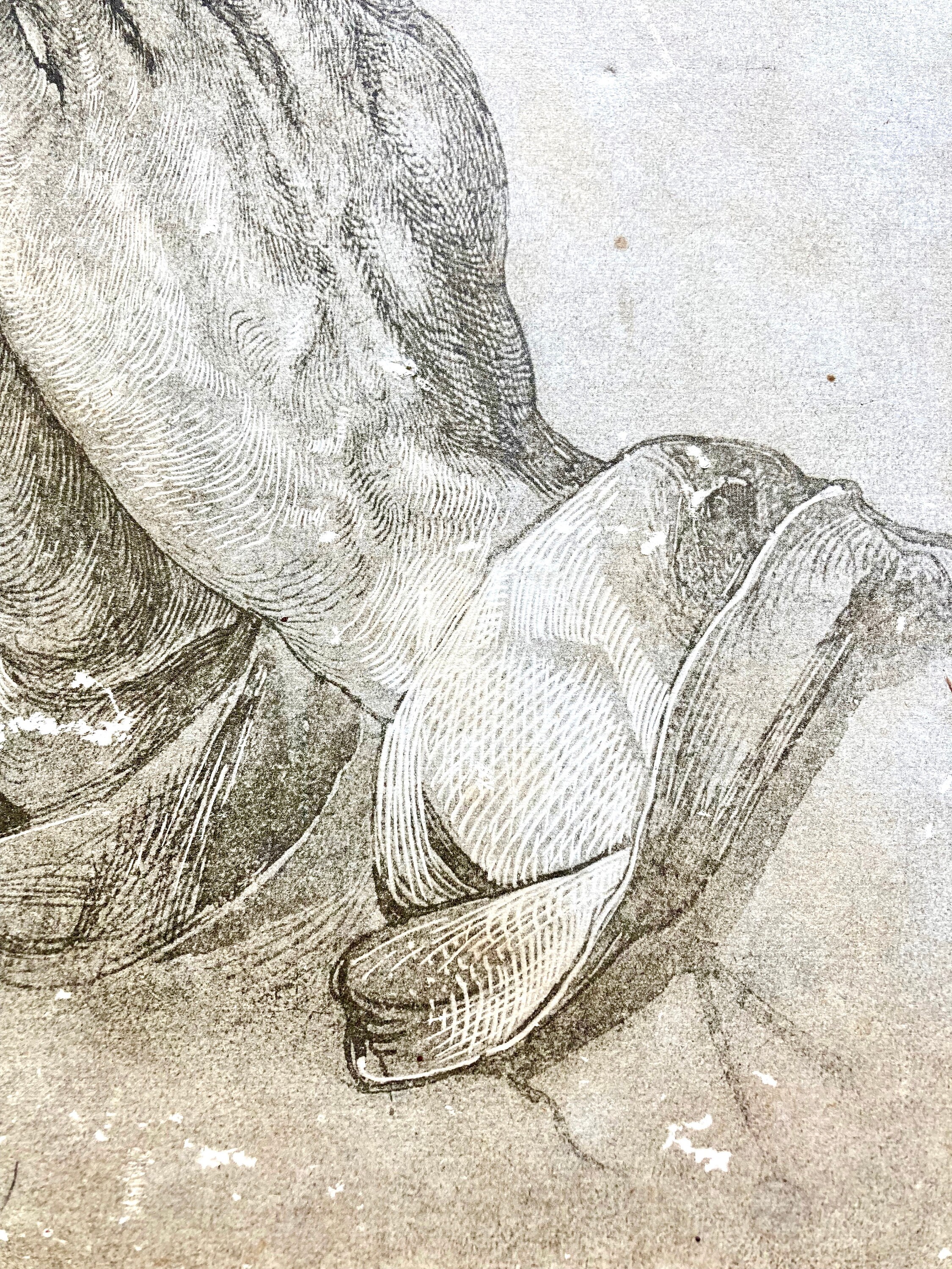 Vintage Framed 'praying Hands' Print: Albrecht Dürer