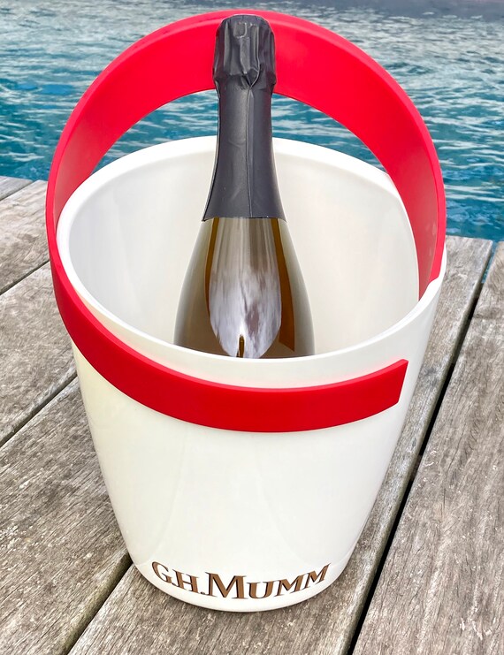 Seau à Champagne GH MUMM En Plastique, Bonne état, Pour Bouteille De Table