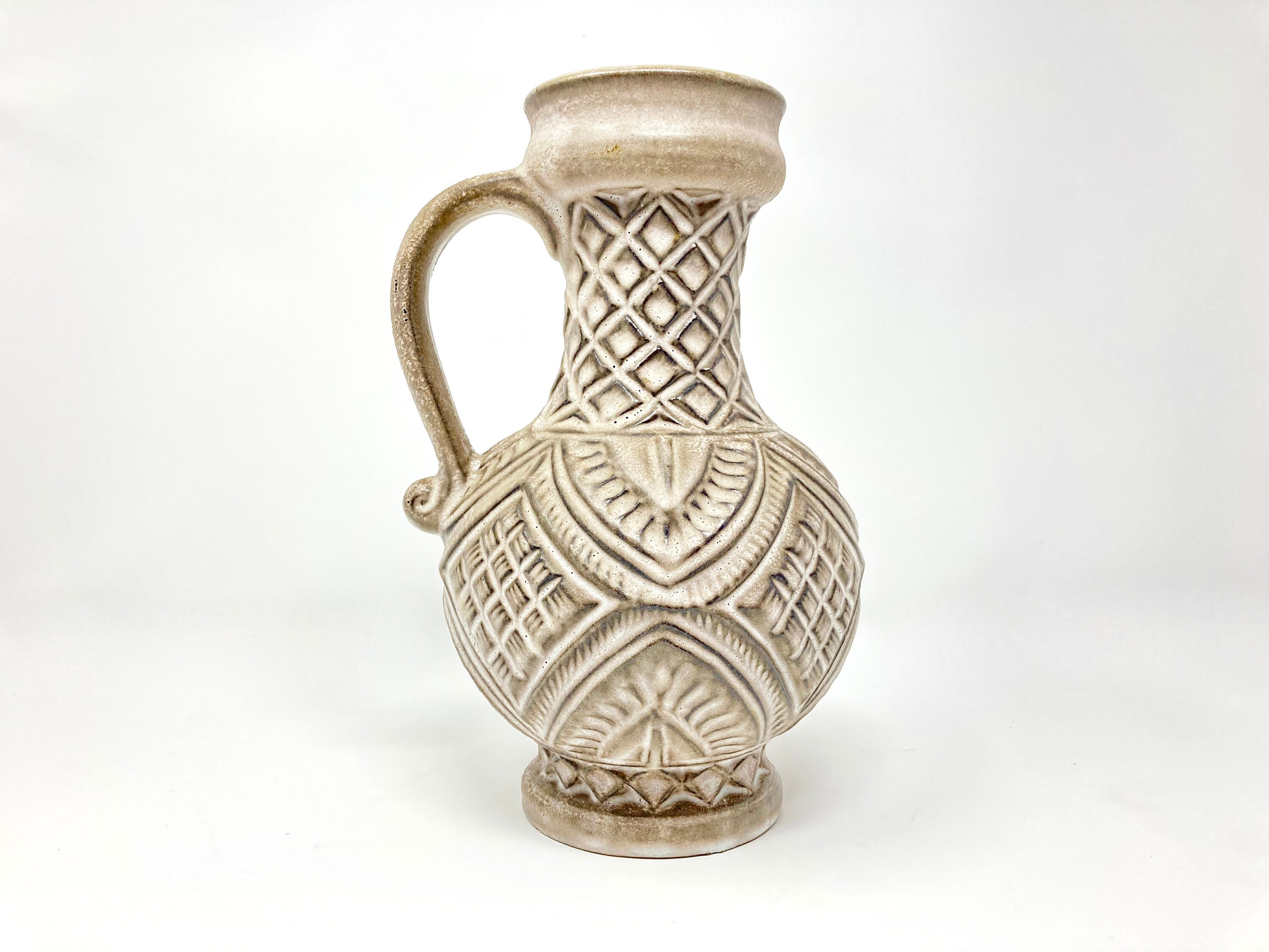 Vase en Céramique Allemand Fat-Lava Des Années 1960 Par Carstens Tönnieshof Modèle 6131-25