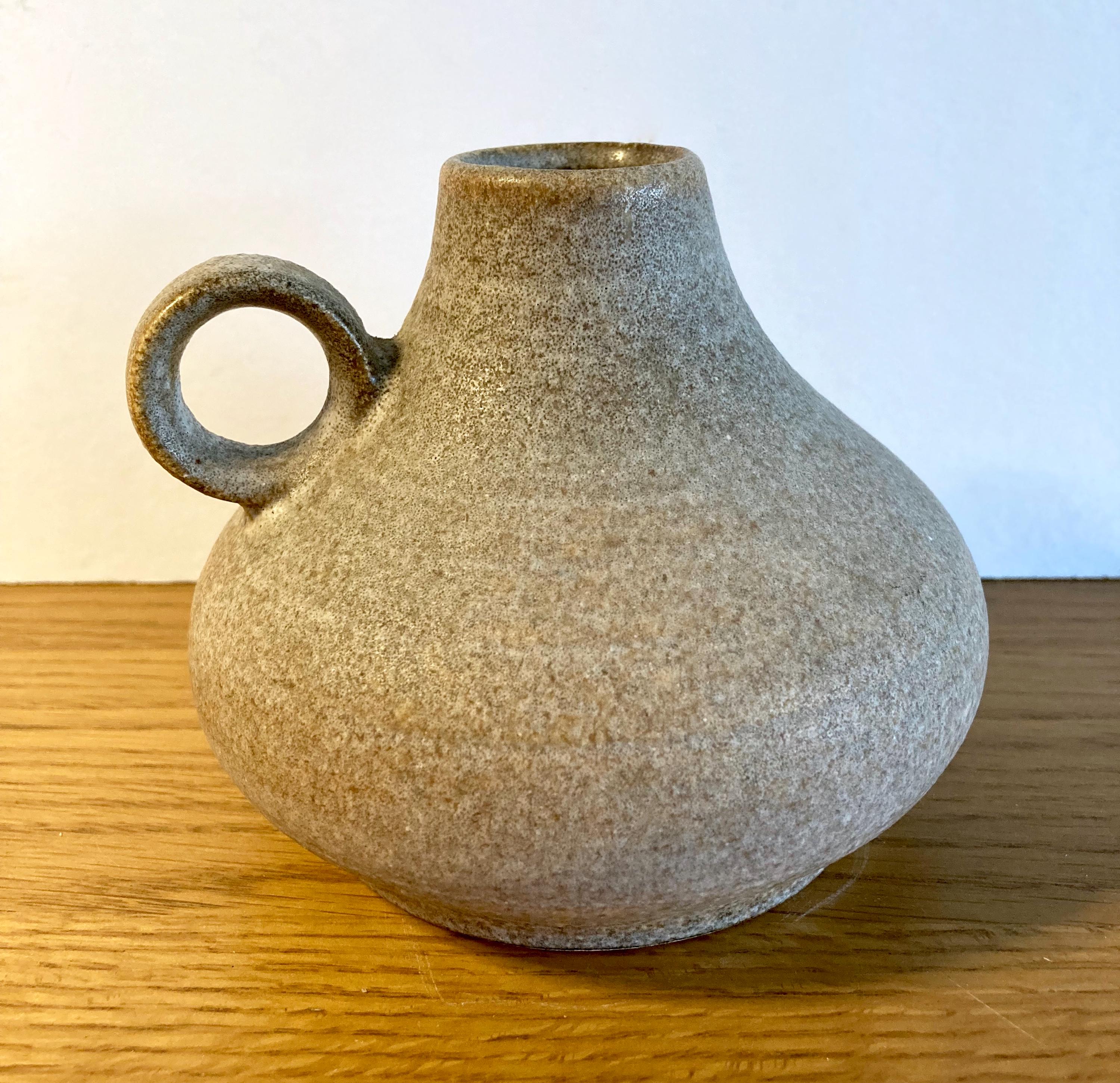 西ドイツミッドセンチュリー陶器の花瓶2個セット：Steuler Keramik社製