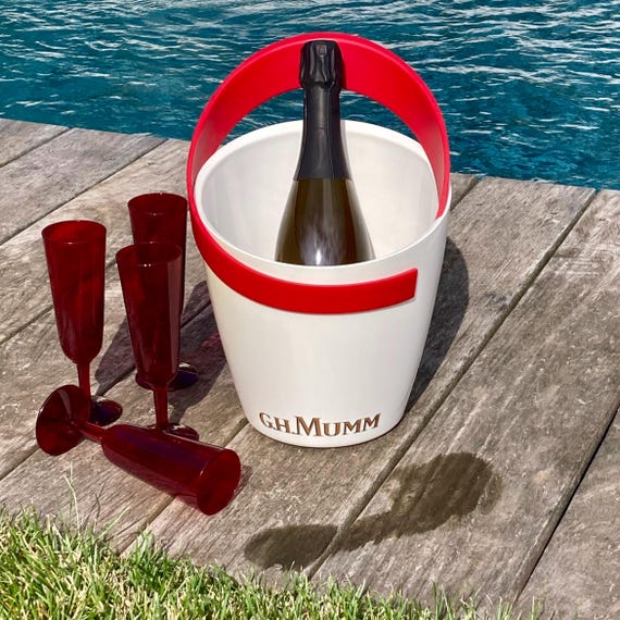 Le seau à champagne GH MUMM sublime pour décorer votre table