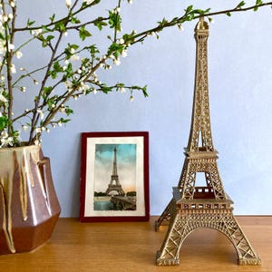 Set of Vintage French Paris Memorabilia, Vintage Paris Souvenirs, Paris Keepsakes, Paris Inspired Vintage Decorations