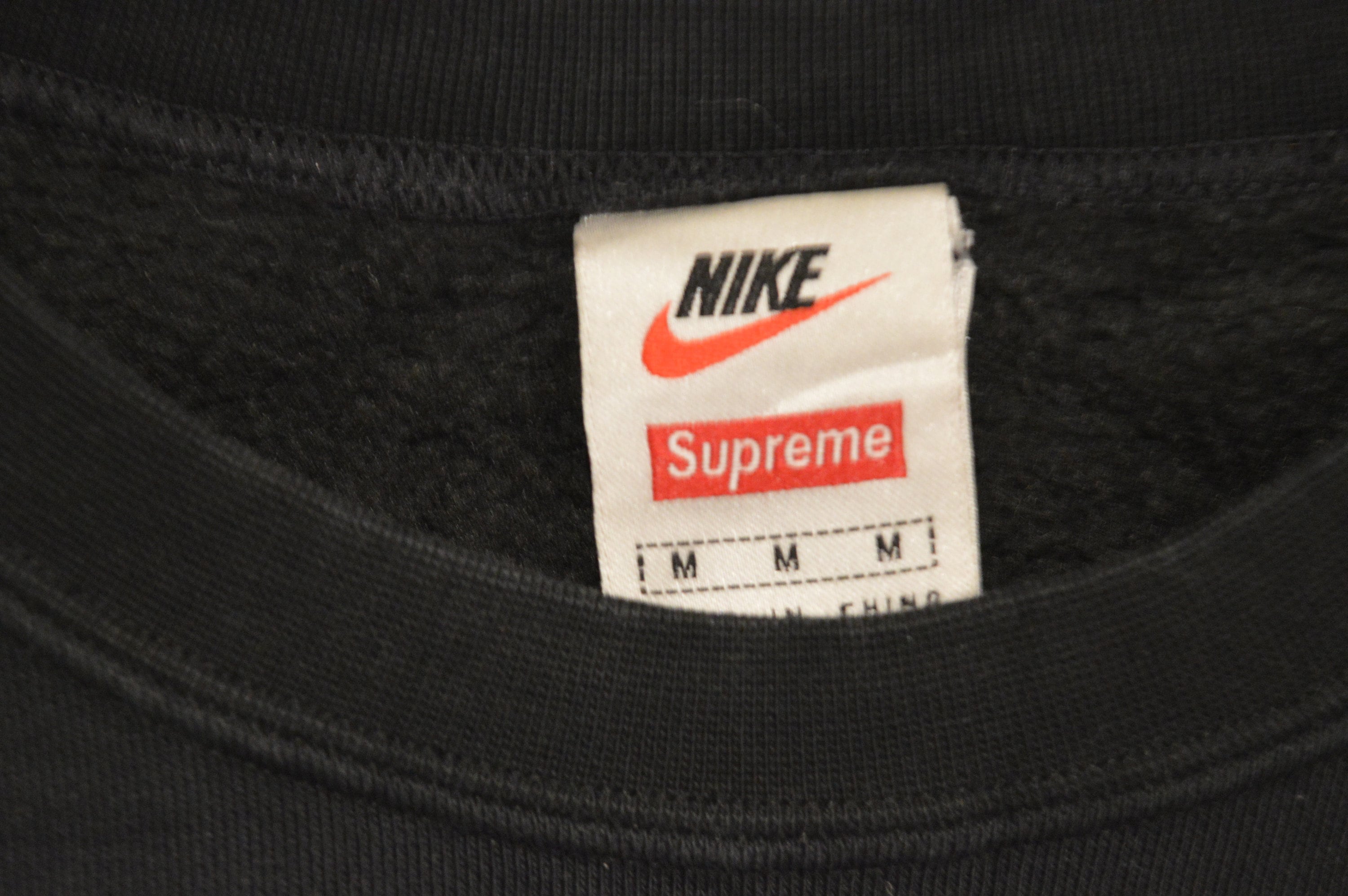 Vintage Supreme X Nike Jewel Crew Neck Sweatshirt / Size M
