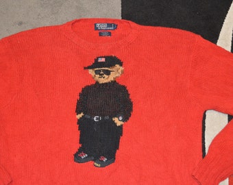 Polo bear shop red sweater