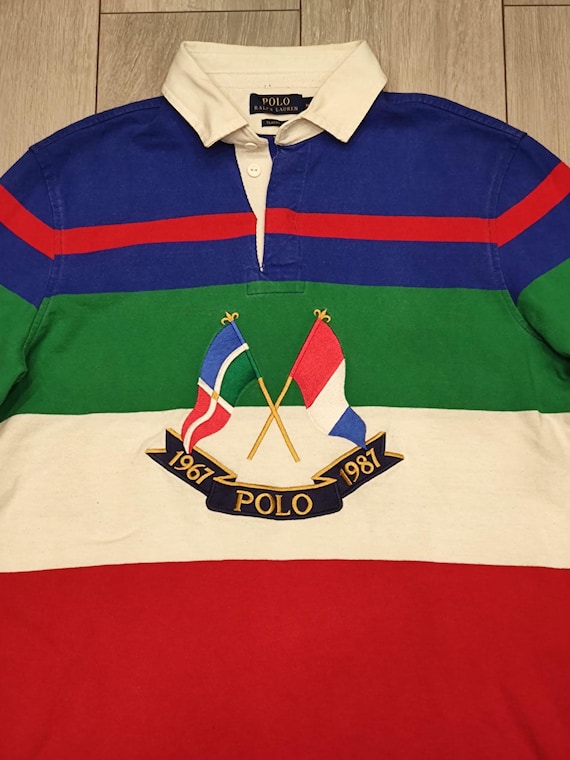 ラルフローレン　RUGBY S デッドストックRalph Lauren POLO RALPH LAUREN Men's Skull & Crossbones Classic Fit