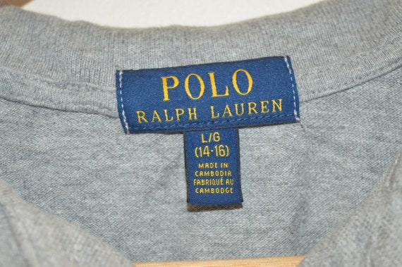 Vintage Polo Ralph Lauren Polo Bear Polo Shirt Gr… - image 4