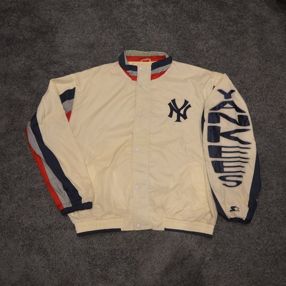 Vintage Starter MLB Spell Out New York Yankees Windbreaker - Etsy