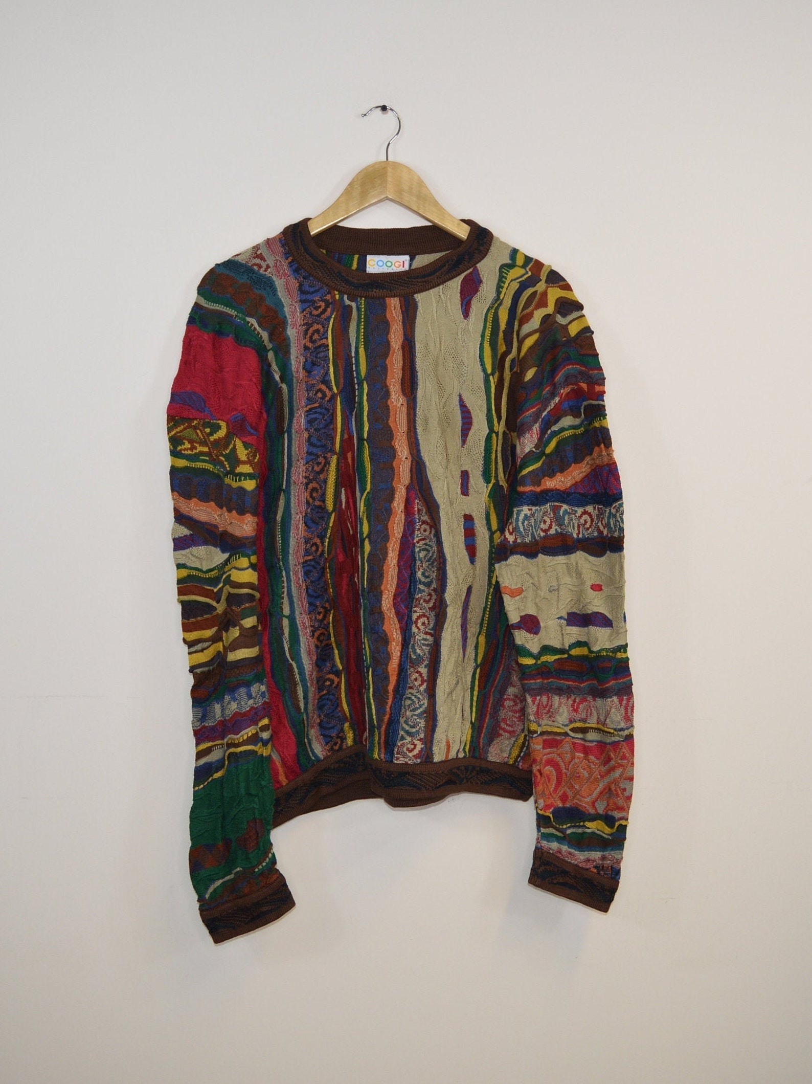 Vintage Coogi Classic Crewneck Multi-color Knitwear Jumper | Etsy