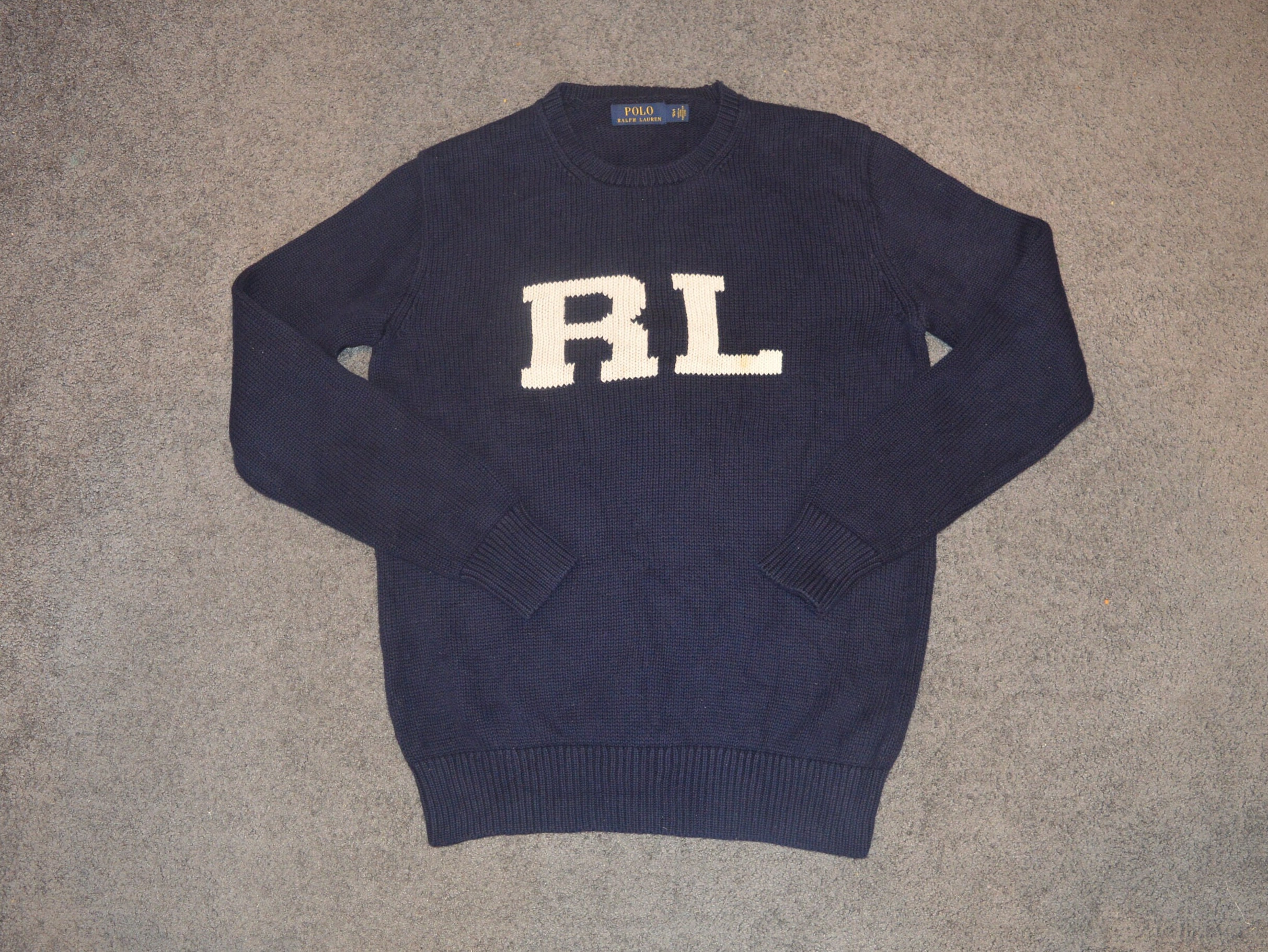 Vintage Polo Ralph Lauren RL Logo Knitwear Jumper