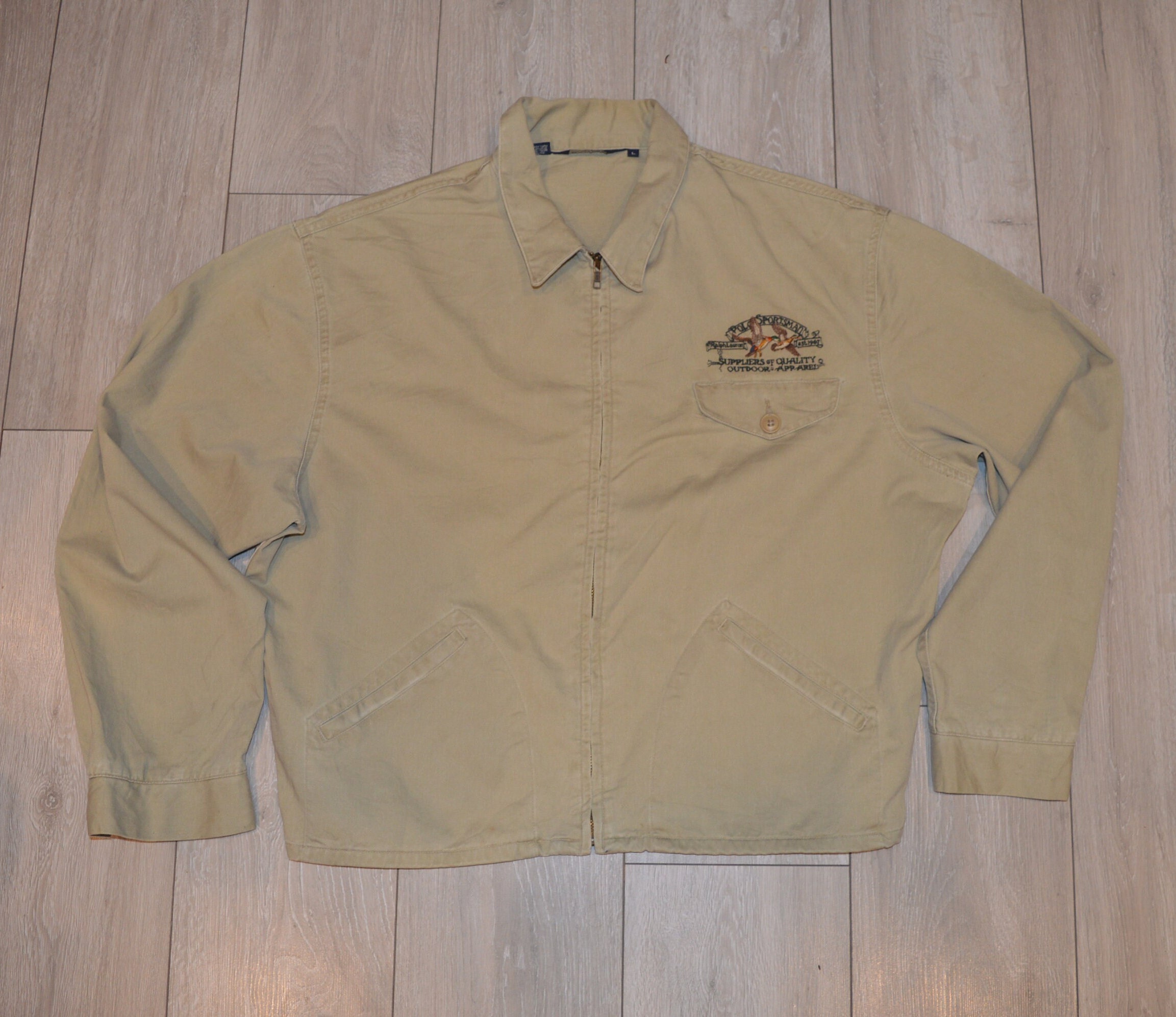 Vintage 90s Polo Ralph Lauren Polo Sportsman Duck Embroidery 