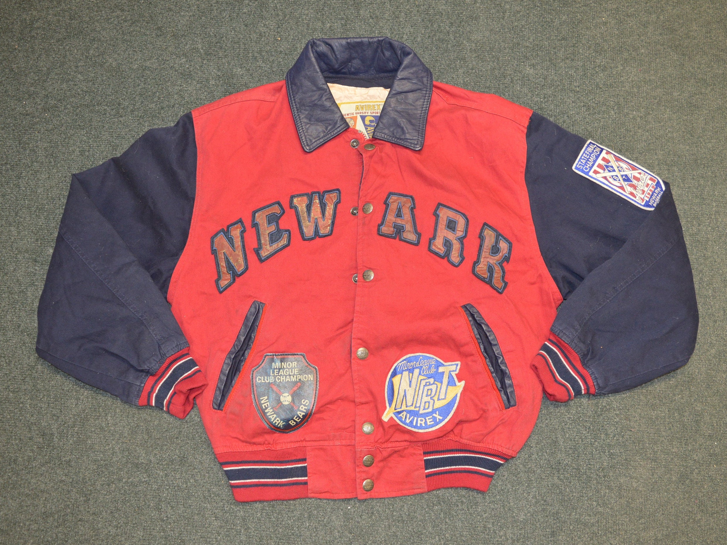 Headgear Dodgers Newark Baseball Varsity Jacket