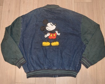 Vintage 90's Mickey's & Co "It's Party Time" Logo Denim Jacket