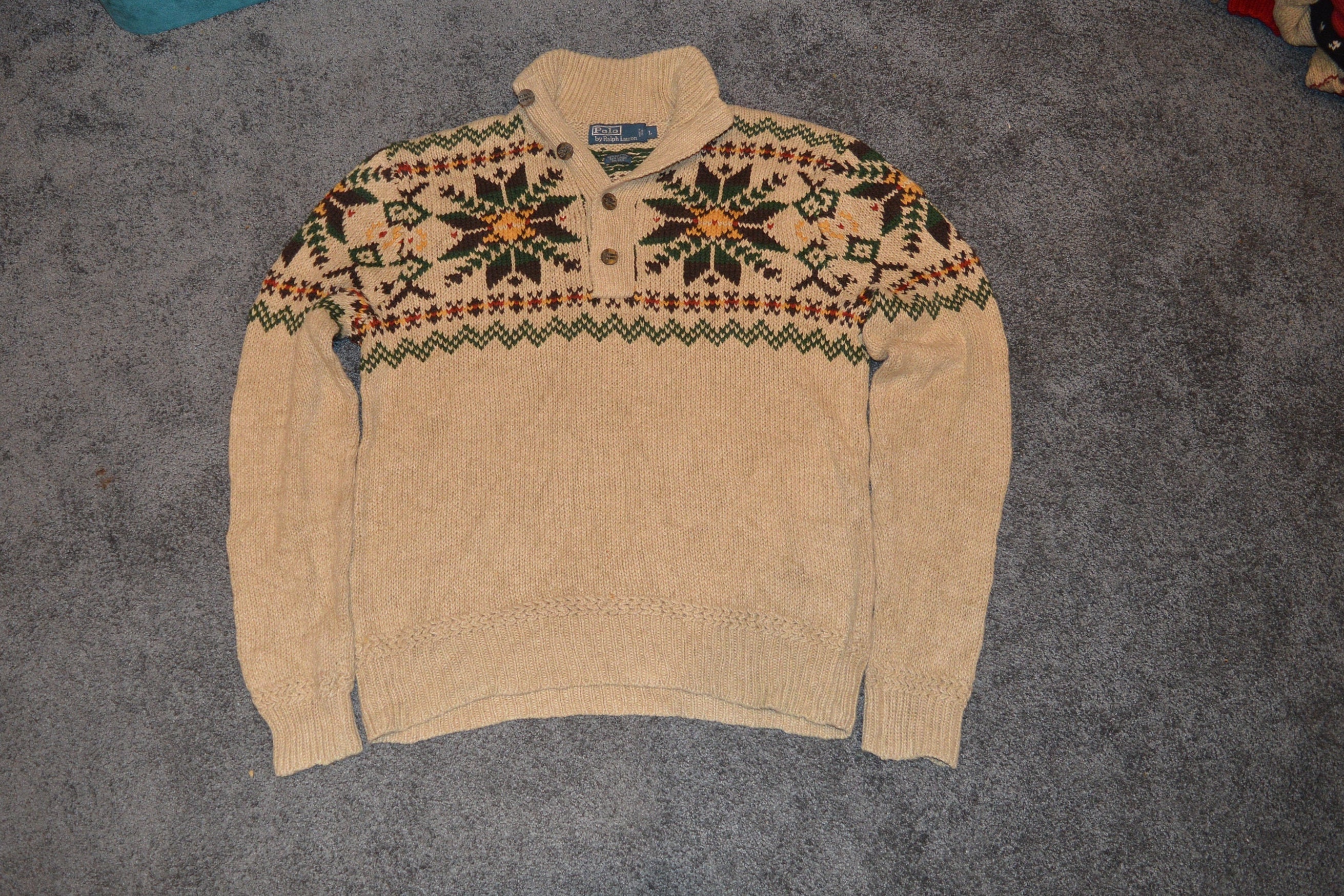 Christmas Sweater Ralph Lauren - Etsy UK
