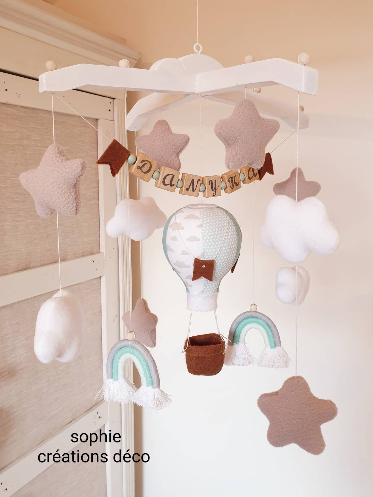Mobile Bébé Montgolfière