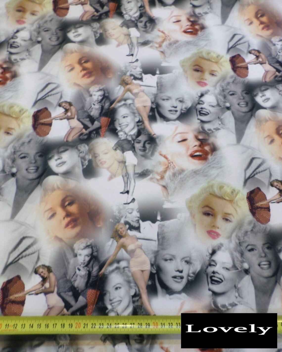 Marilyn Monroe Fabric by the Yard Chair Upholstery Home Etsy