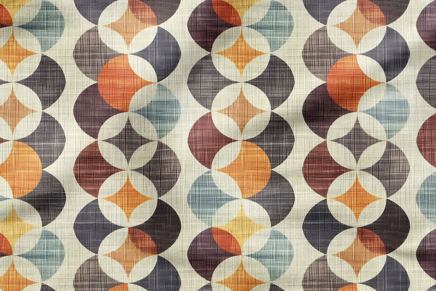 Swedish Retro Fabric - Etsy
