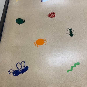 Sensory Path Floor Decal Stickers Stomp Bugs School Hallway Activity