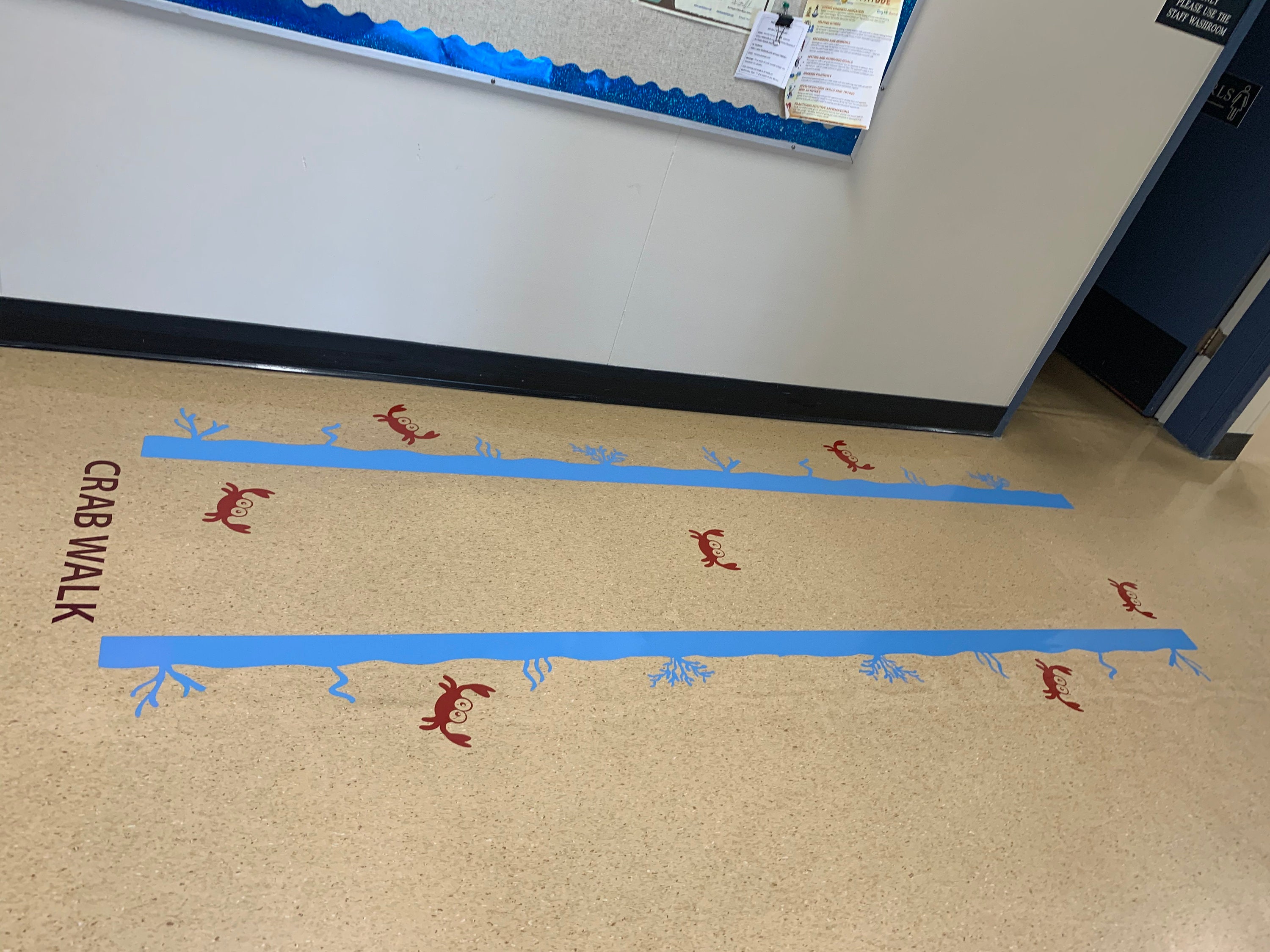 Crab Walk, Sensory Path, Sensory, Wall Decals, Educational Decal ...