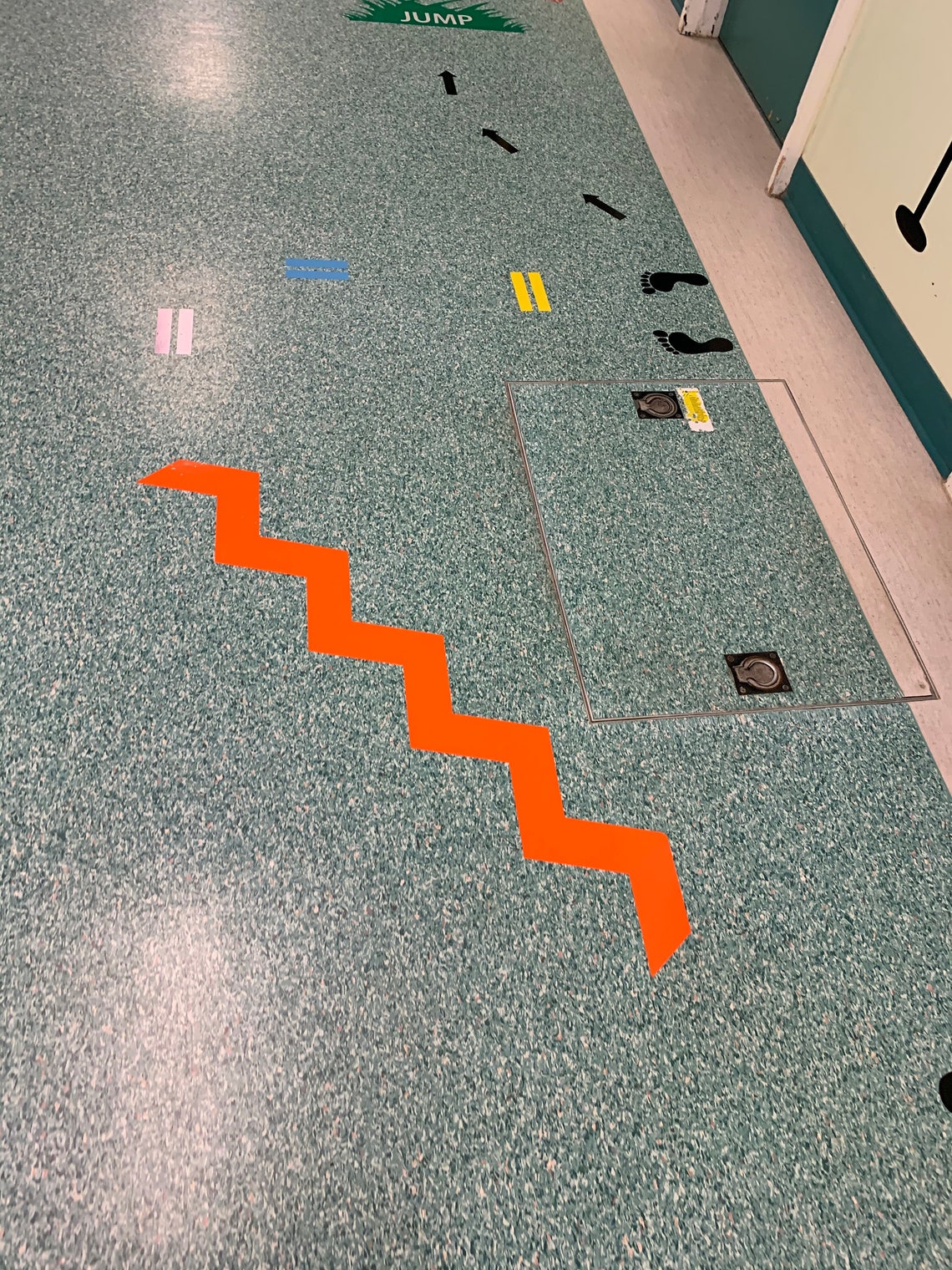 Balance Lines, Sensory Path, Sensory, Wall Decals, Educational Decal ...