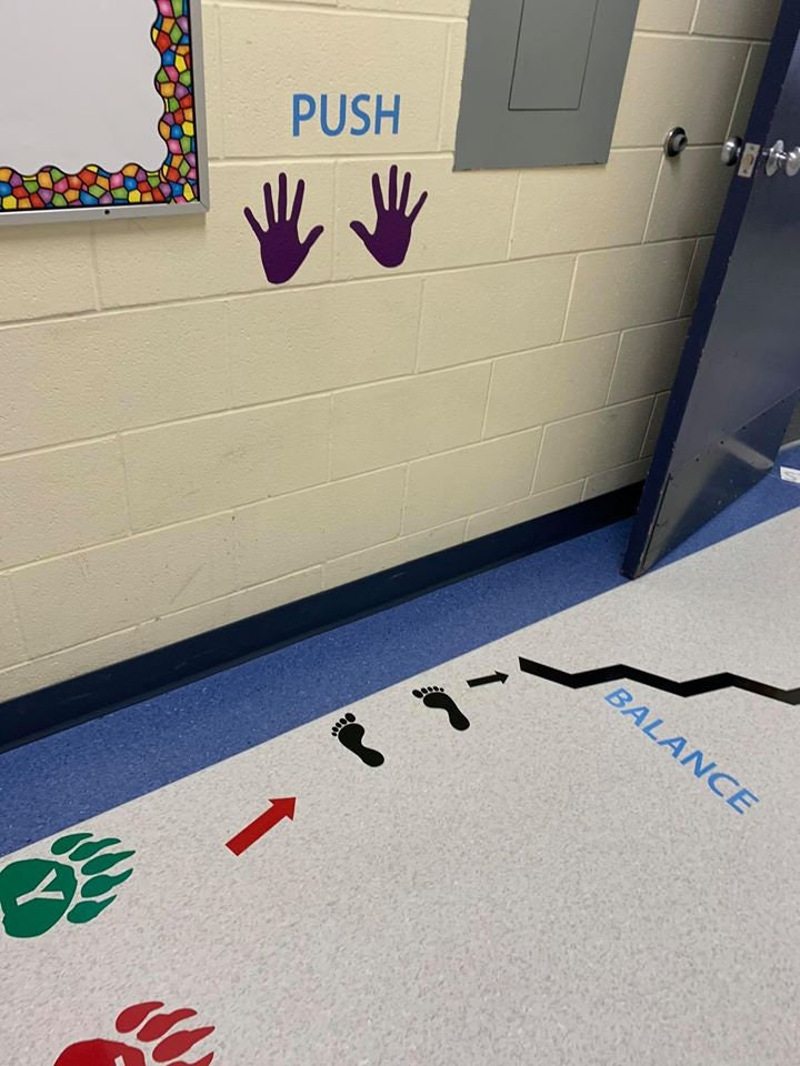 Arrow Create the Flow of Directions, Sensory Path, Sensory, Wall Decals