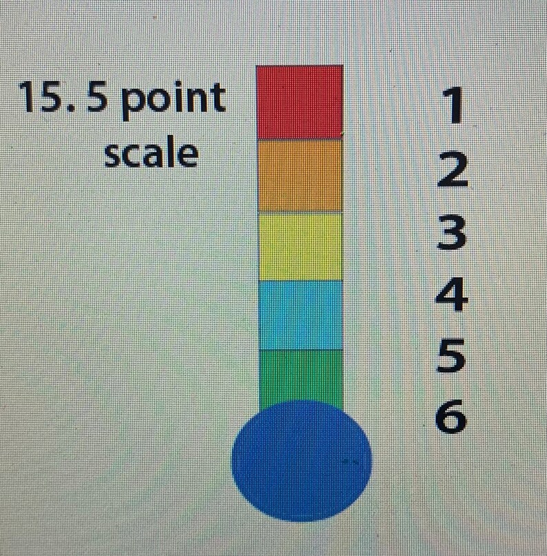 5 Point Scale, Calming Corner, Thermometer Wall Decal, Zone of ...