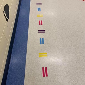 Side Jumps, Sensory Path, Sensory, Wall Decals, Educational Decal, School , Vinyl Decals, Brain & Movement Breaks, Daycares ,Hospitals