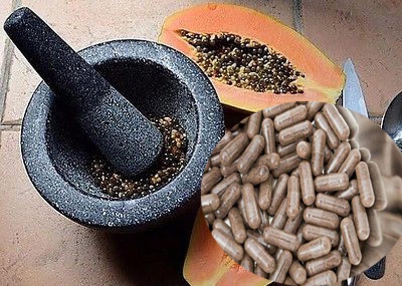 Papaya Seeds Organic Herbal tea dried papaya Seeds Etsy