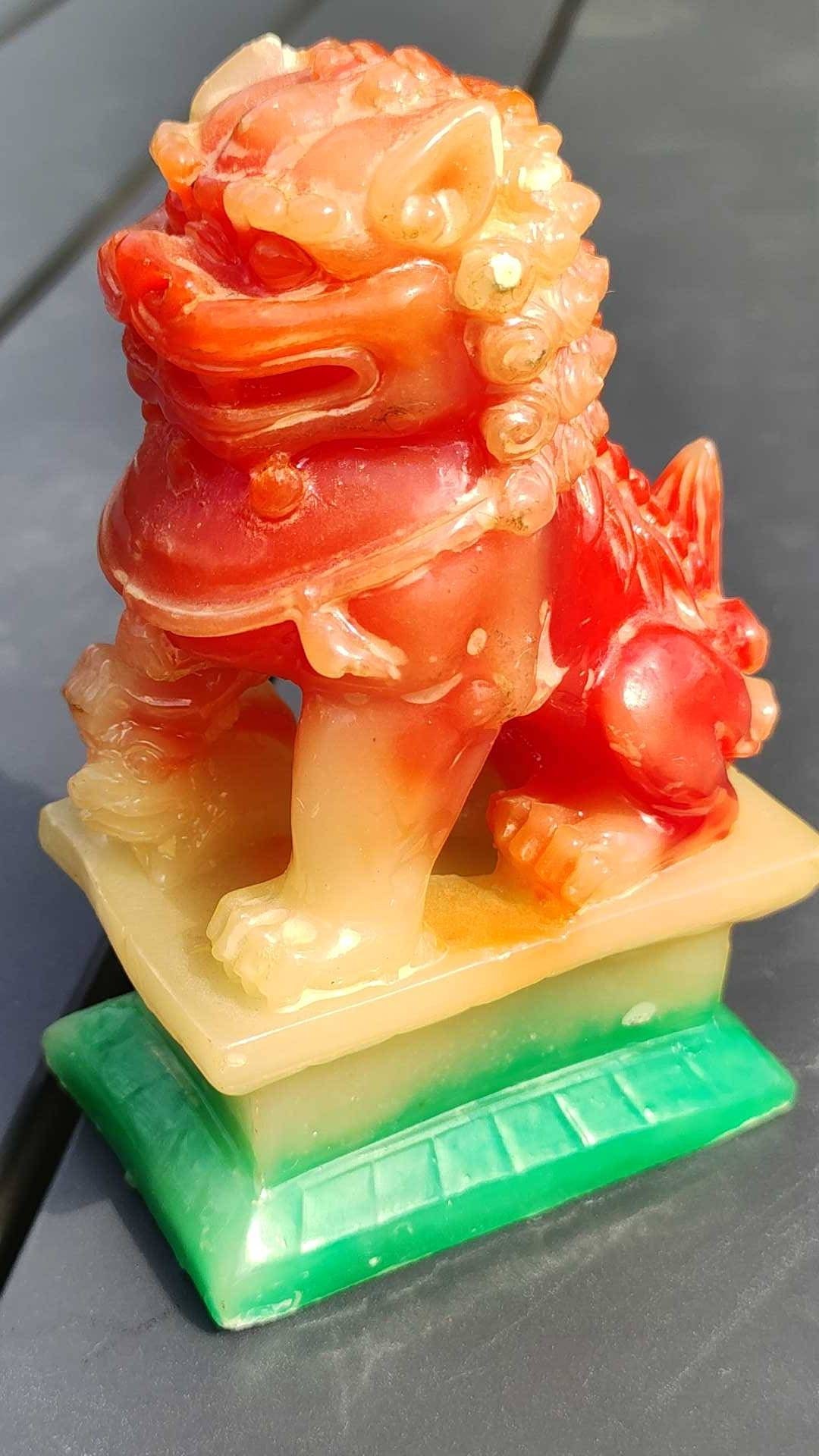 Foo/fu Dog or Chinese Lion Statue, Feng Shui Symbol of Protection