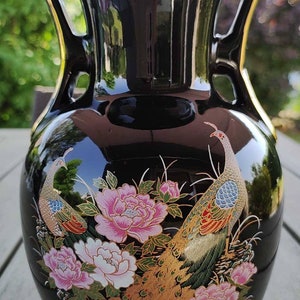 Grand Vase Amphore Noir 66cm Paris Prix - Tendance & Déco Bohème