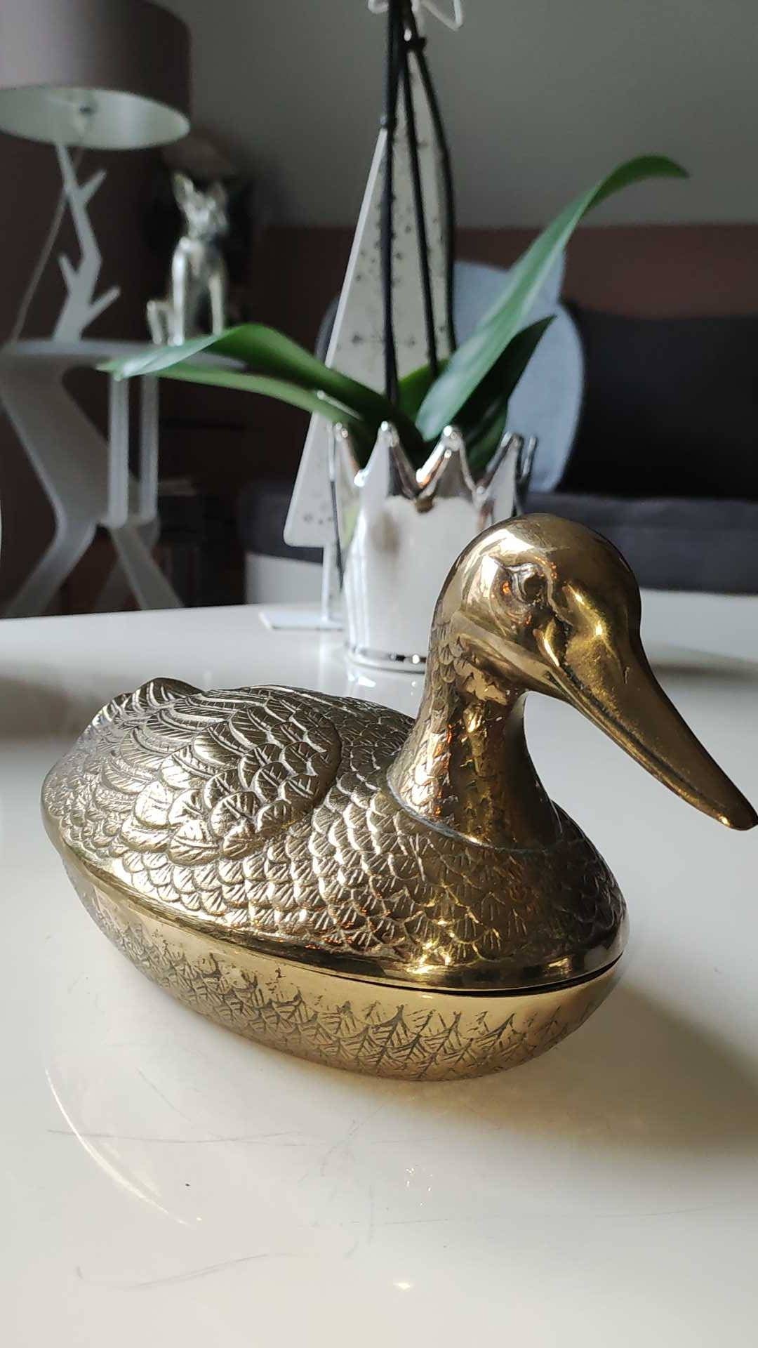 Vide-poche Canard Céramique – Boîte à Bijoux Forme Canard, Collection, Très Bon état