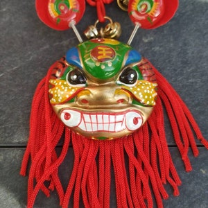 Grigri Pendant / Chinese Fengshui Good Luck Charm for protection. Yin Yang. In its box