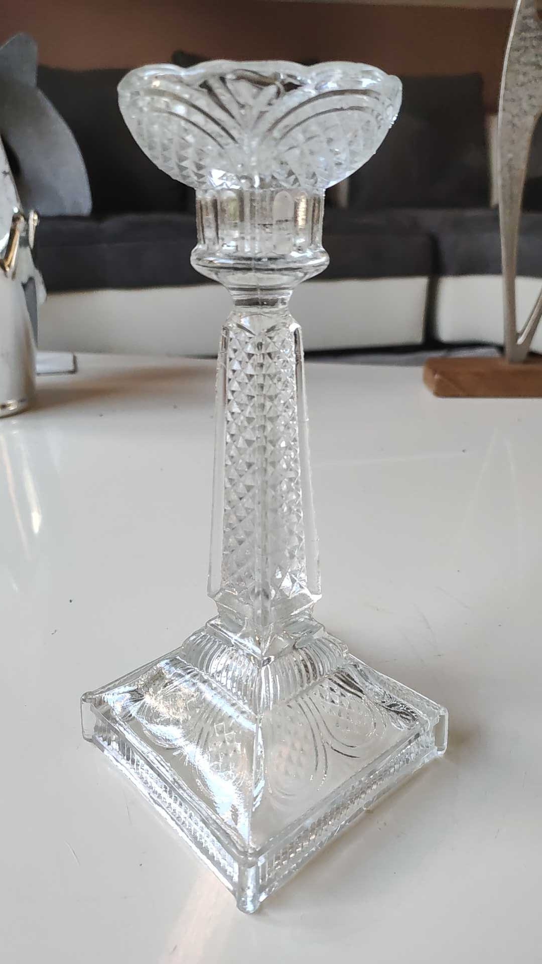 Bougeoir en opaline de Portieux Vallerysthal - Bourgeois Restauration