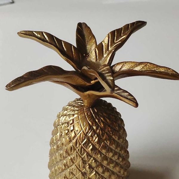 Ananas décoratif en laiton/Oliver Bonas - Très stylé pour un rendu design Shabby chic