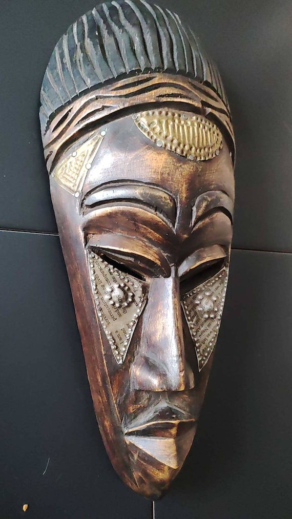 Traditional African Primitive Art/tribal/ethnic African Mask in