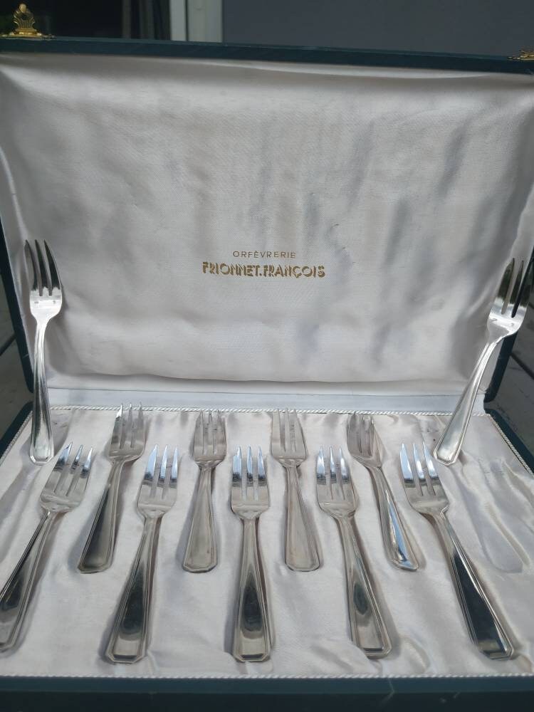 Coffret Art Déco. Ménagère